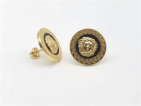 pendiente versace oro|versace designer pendants.